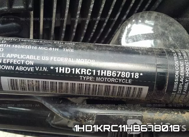 1HD1KRC11HB678018 фото 2
