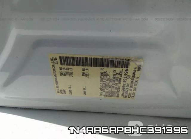 1N4AA6AP8HC391396 фото 9