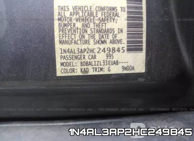 1N4AL3AP2HC249845 фото 10