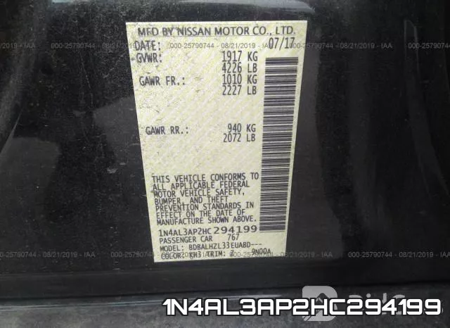 1N4AL3AP2HC294199 фото 10