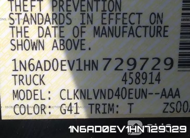 1N6AD0EV1HN729729 фото 10