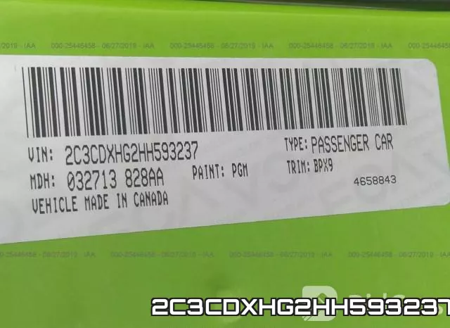 2C3CDXHG2HH593237 фото 10