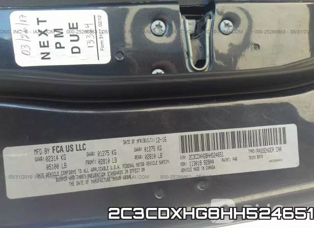 2C3CDXHG8HH524651 фото 10