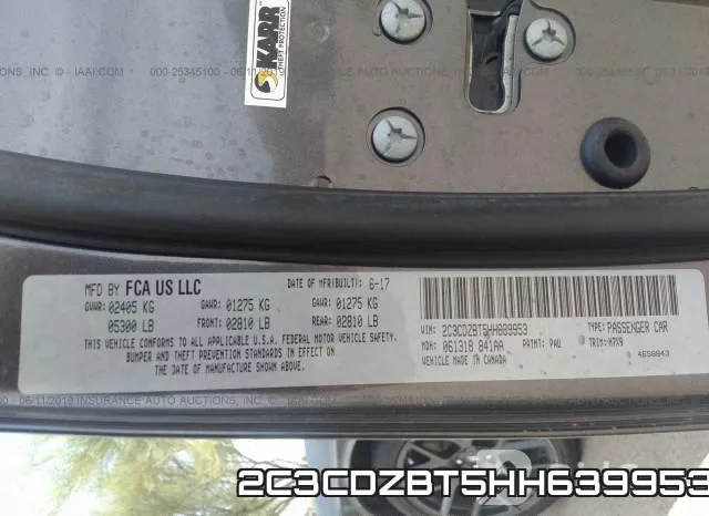 2C3CDZBT5HH639953 фото 10