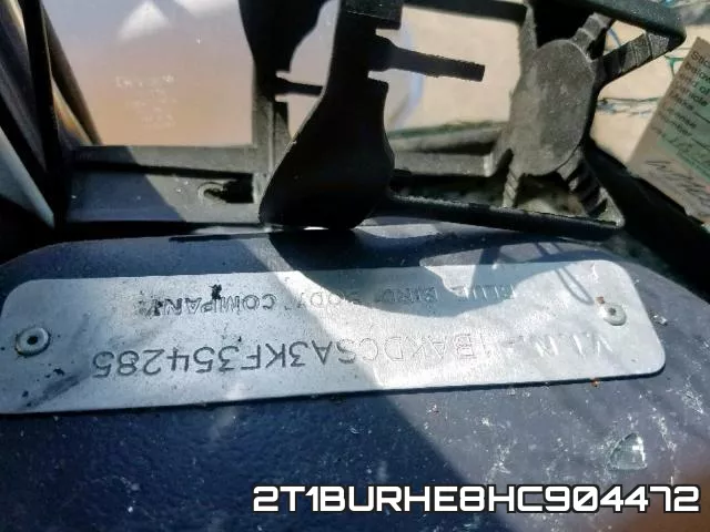 2T1BURHE8HC904472 фото 2