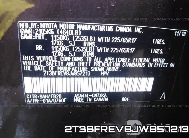 2T3BFREV8JW857213 фото 10