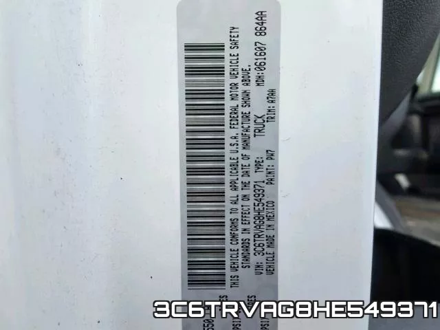 3C6TRVAG8HE549371 фото 2