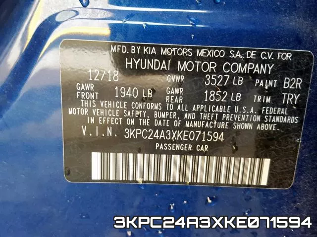 3KPC24A3XKE071594 фото 2
