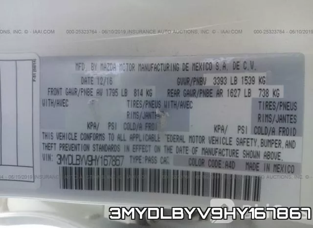 3MYDLBYV9HY167867 фото 10