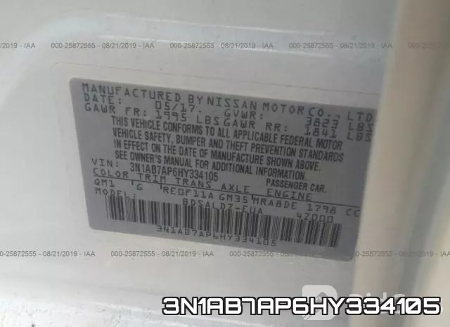 3N1AB7AP6HY334105 фото 10