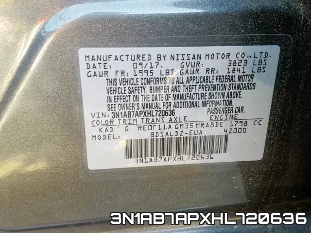 3N1AB7APXHL720636 фото 2