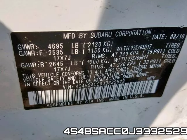 4S4BSACC0J3332529 фото 2