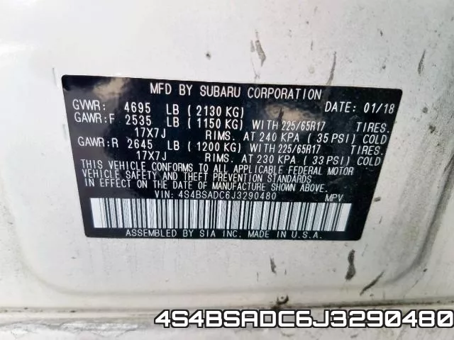 4S4BSADC6J3290480 фото 2