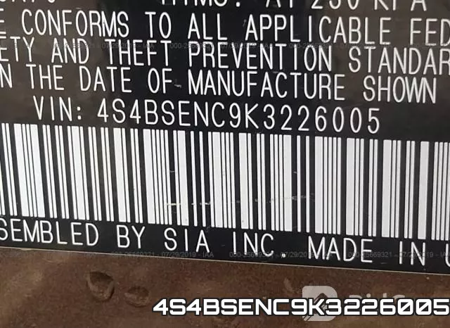4S4BSENC9K3226005 фото 10