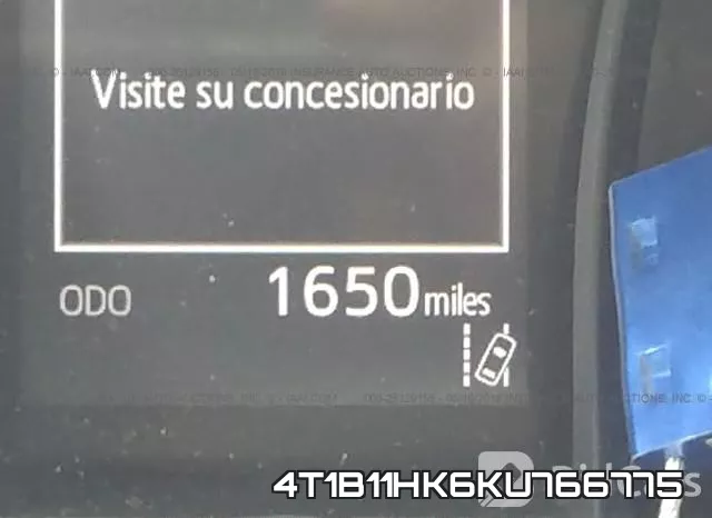 4T1B11HK6KU766775 фото 8