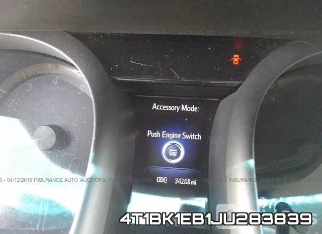 4T1BK1EB1JU283839 фото 8