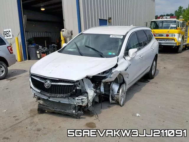 5GAEVAKW3JJ211091 фото 2