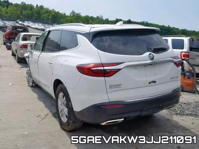 5GAEVAKW3JJ211091 фото 3
