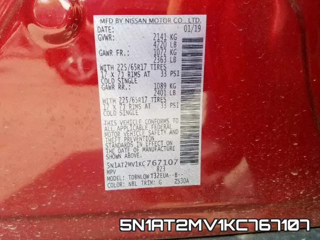 5N1AT2MV1KC767107 фото 2