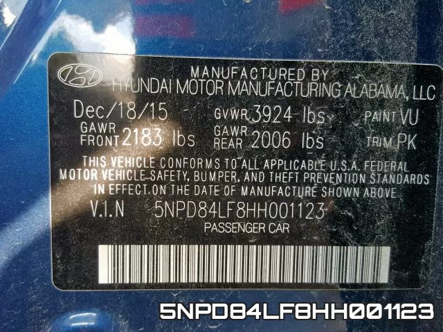 5NPD84LF8HH001123 фото 2