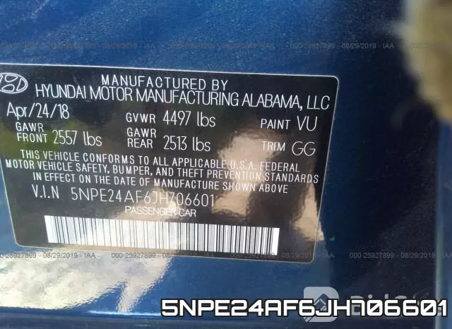 5NPE24AF6JH706601 фото 10