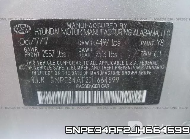 5NPE34AF2JH664599 фото 9