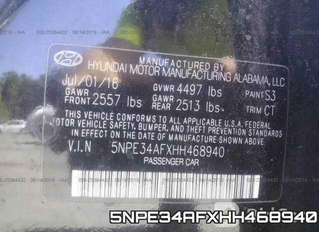 5NPE34AFXHH468940 фото 10