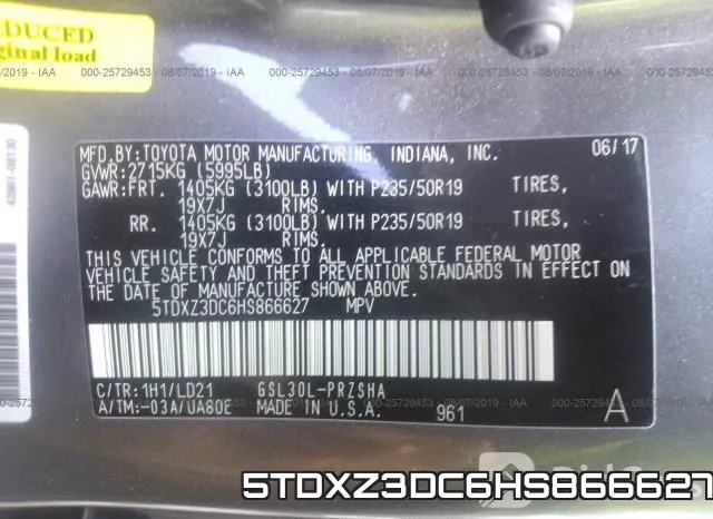 5TDXZ3DC6HS866627 фото 9