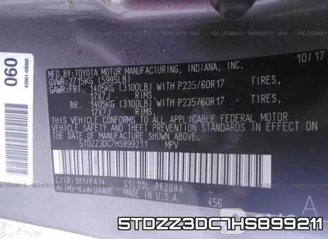 5TDZZ3DC7HS899211 фото 10