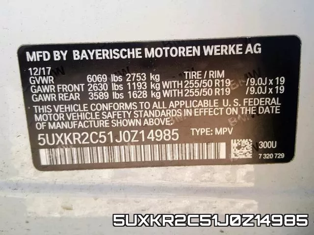 5UXKR2C51J0Z14985 фото 2