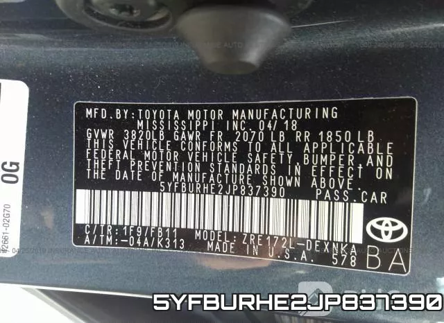 5YFBURHE2JP837390 фото 10