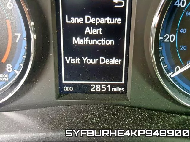 5YFBURHE4KP948900 фото 9