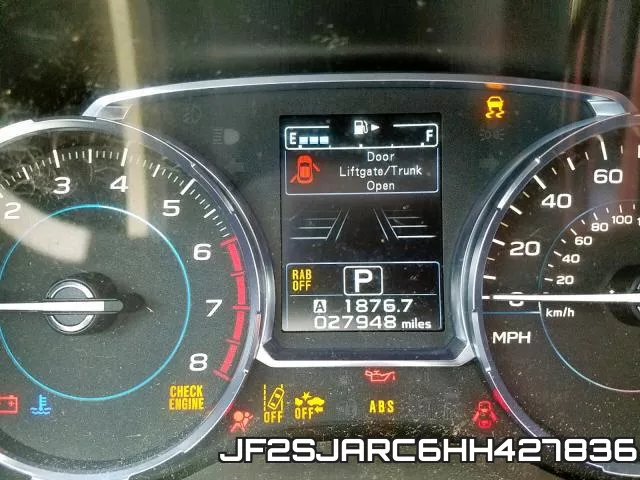 JF2SJARC6HH427836 фото 9