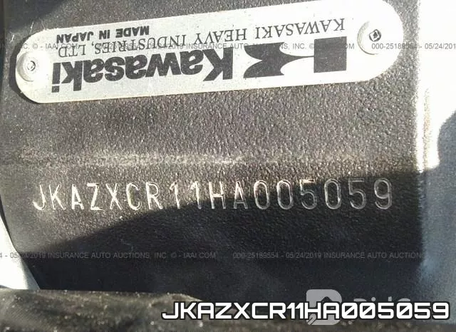 JKAZXCR11HA005059 фото 2