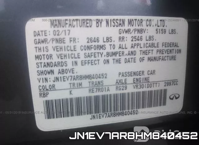 JN1EV7AR8HM840452 фото 9