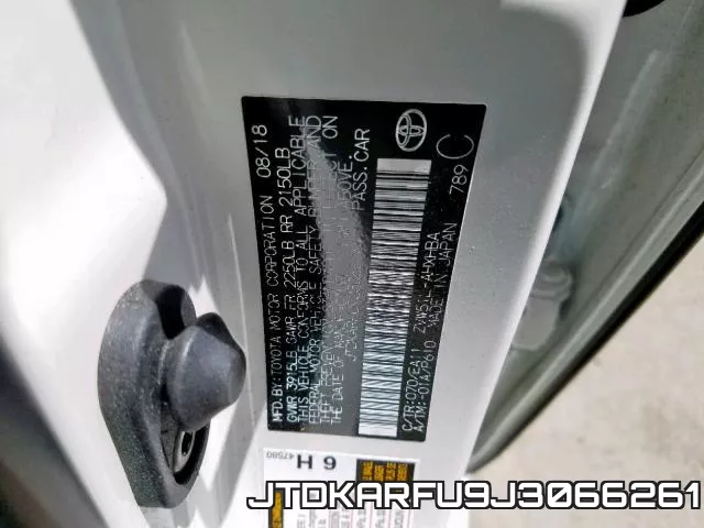JTDKARFU9J3066261 фото 2