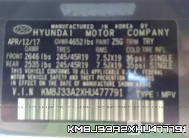 KM8J33A2XHU477791 фото 10