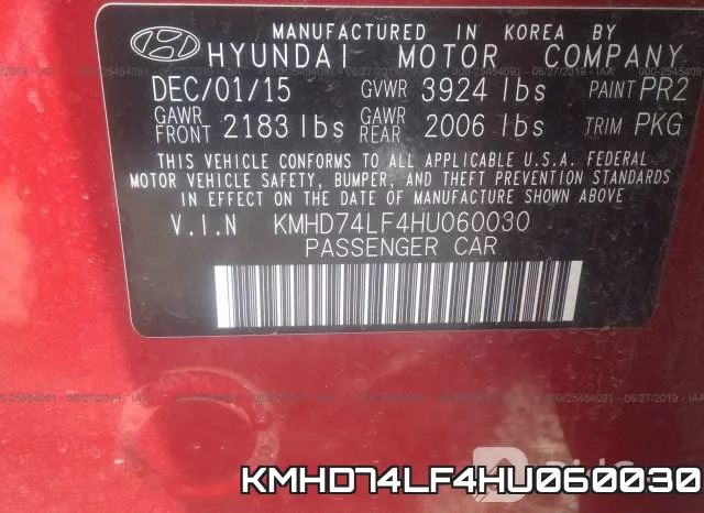 KMHD74LF4HU060030 фото 10