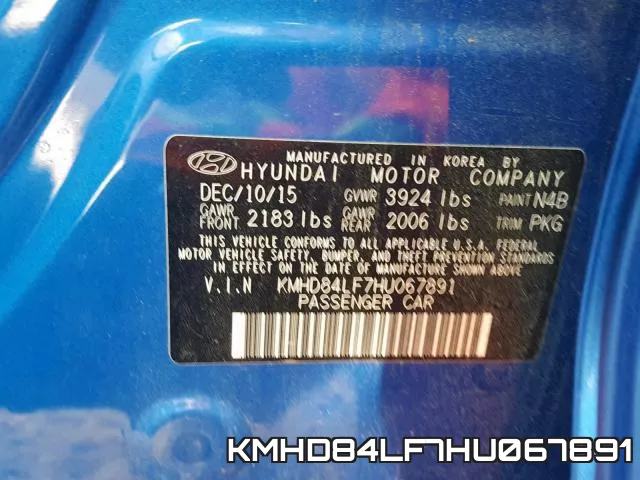 KMHD84LF7HU067891 фото 2