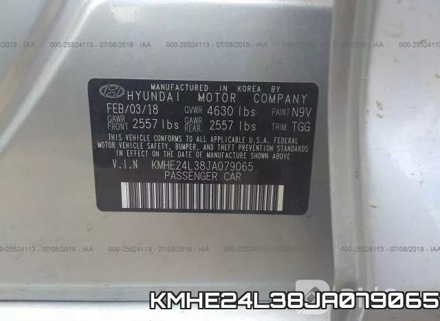 KMHE24L38JA079065 фото 9