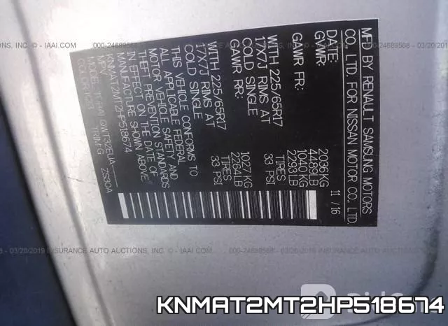 KNMAT2MT2HP518674 фото 10