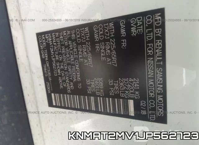 KNMAT2MV1JP562723 фото 10