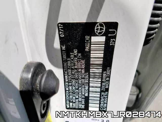 NMTKHMBX7JR028474 фото 2