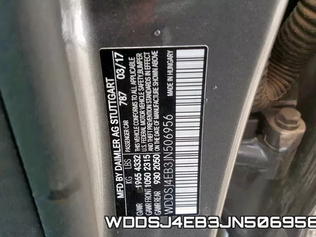 WDDSJ4EB3JN506956 фото 2