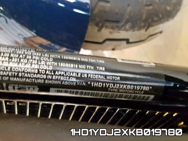 1HD1YDJ2XKB019780 фото 2