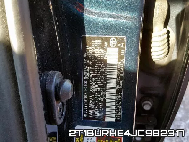 2T1BURHE4JC982317 фото 2