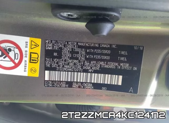 2T2ZZMCA4KC124172 фото 10