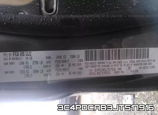 3C4PDCAB3JT517916 фото 10