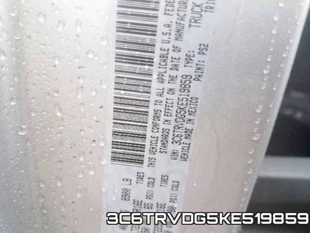 3C6TRVDG5KE519859 фото 2