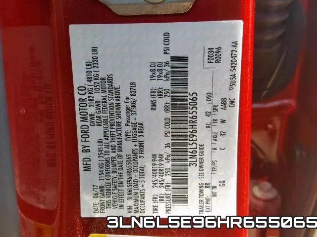 3LN6L5E96HR655065 фото 2